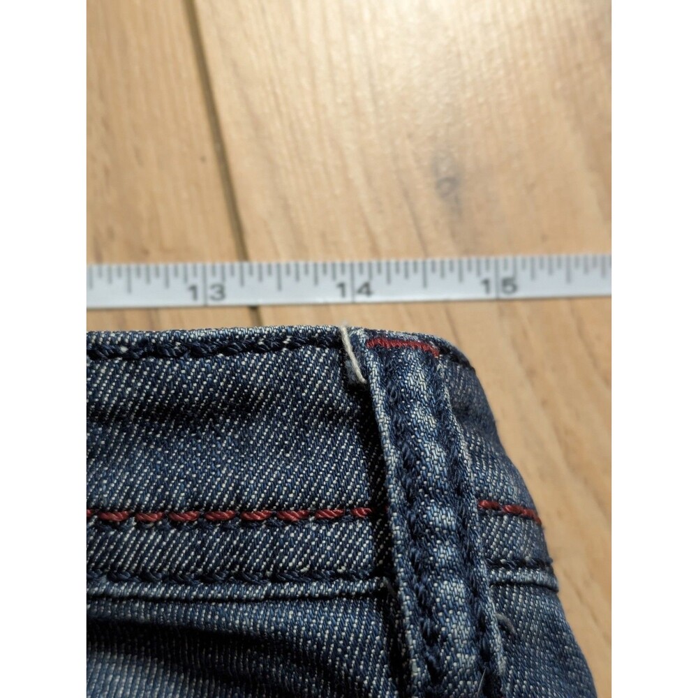 Vintage Y2K Apple Bottoms Jeans Womens 9/10 Low Rise Bootcut Embroidered Pockets - Picture 8 of 16
